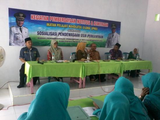 Bermitra Dengan BPP-KB, IPNU Probolinggo Gelar Sosialisasi PUP